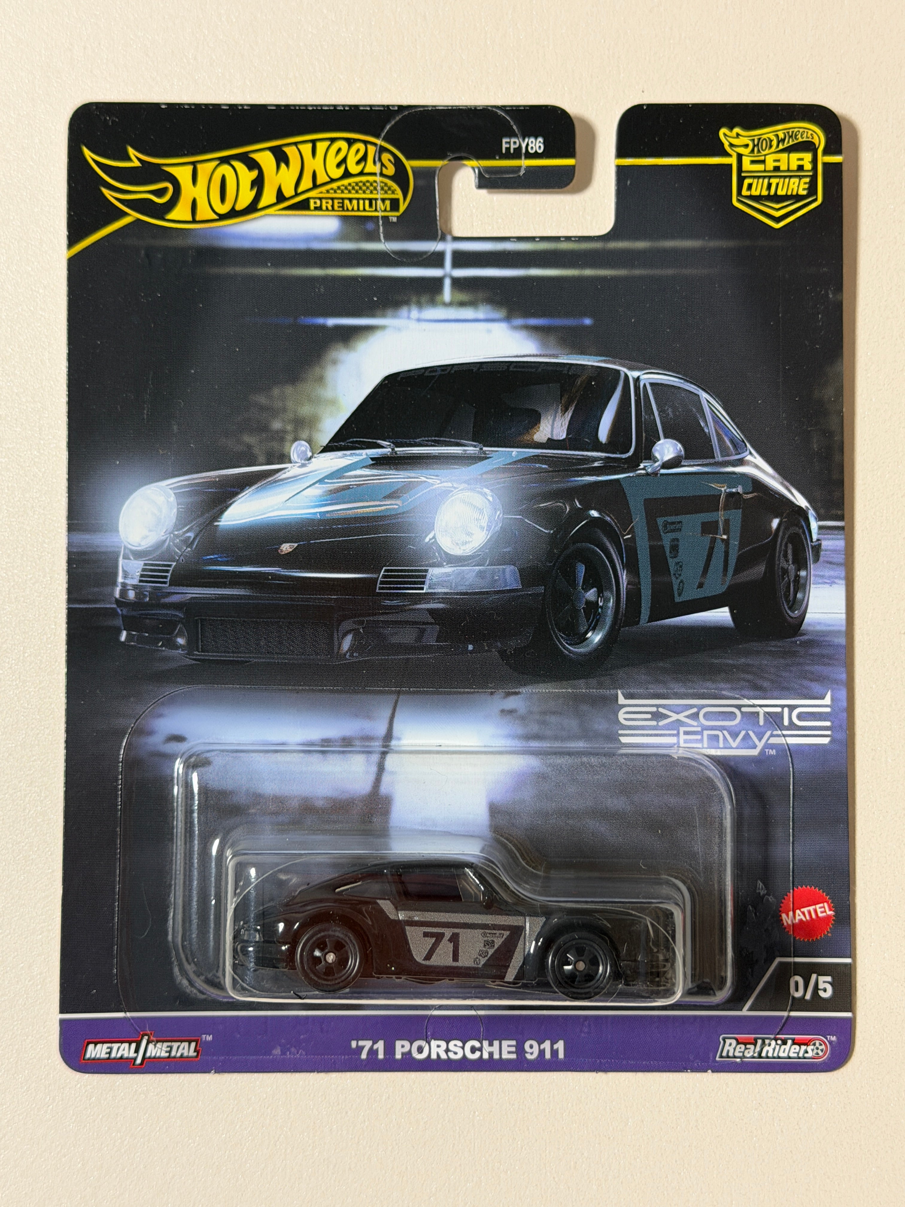 Hot Wheels PREMIUM Car Culture 71 Porsche 911 CHASE 0/5