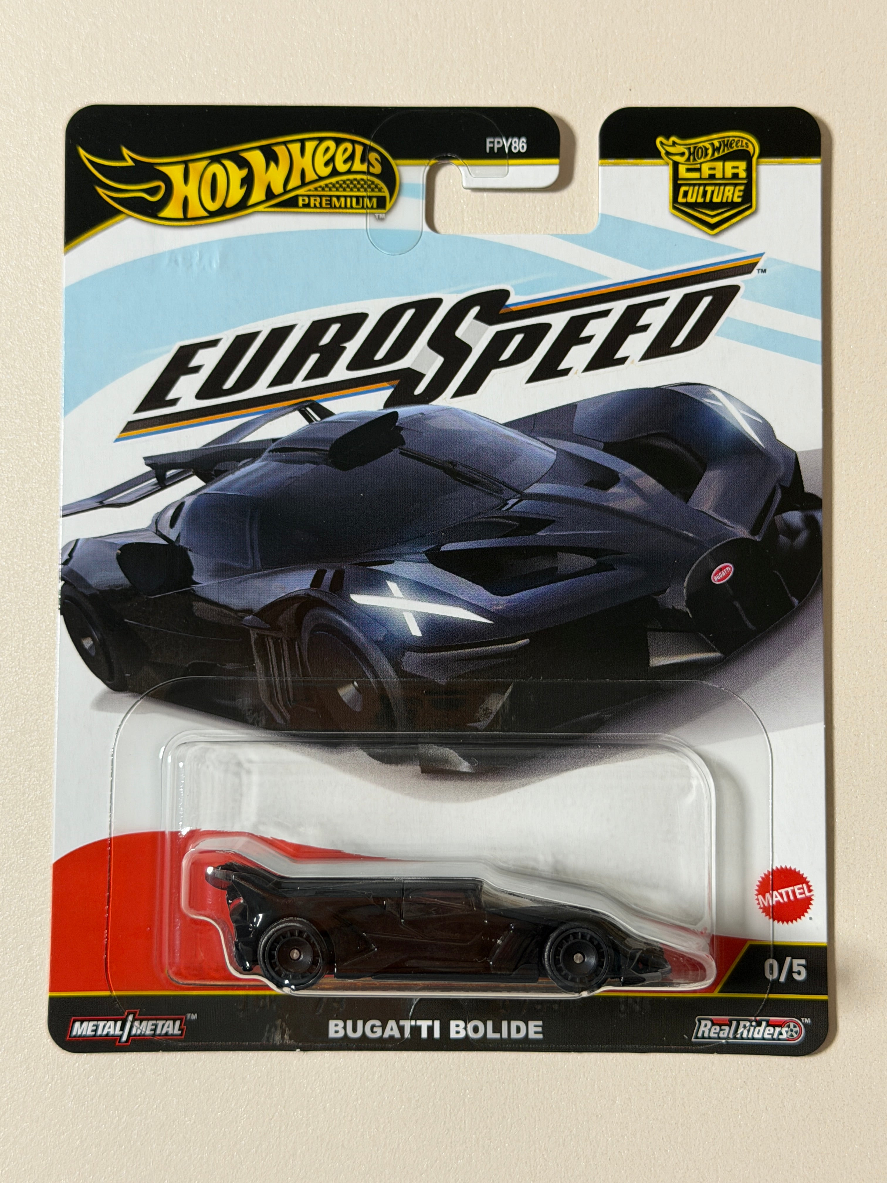 Hot Wheels PREMIUM Car Culture Bugatti Bolide CHASE 0/5