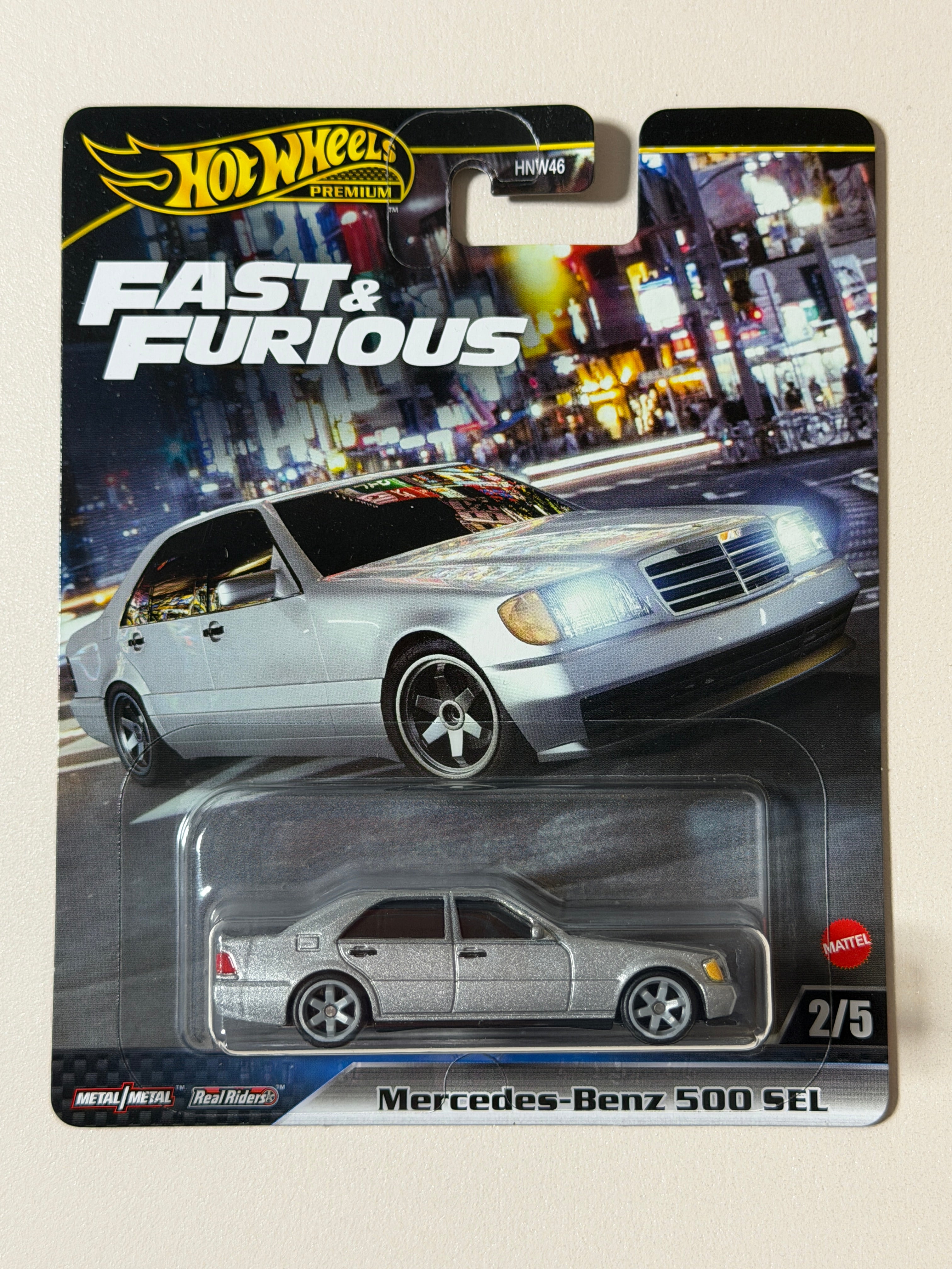 Hot Wheels PREMIUM Fast&Furious Mercedes-Benz 500 SEL