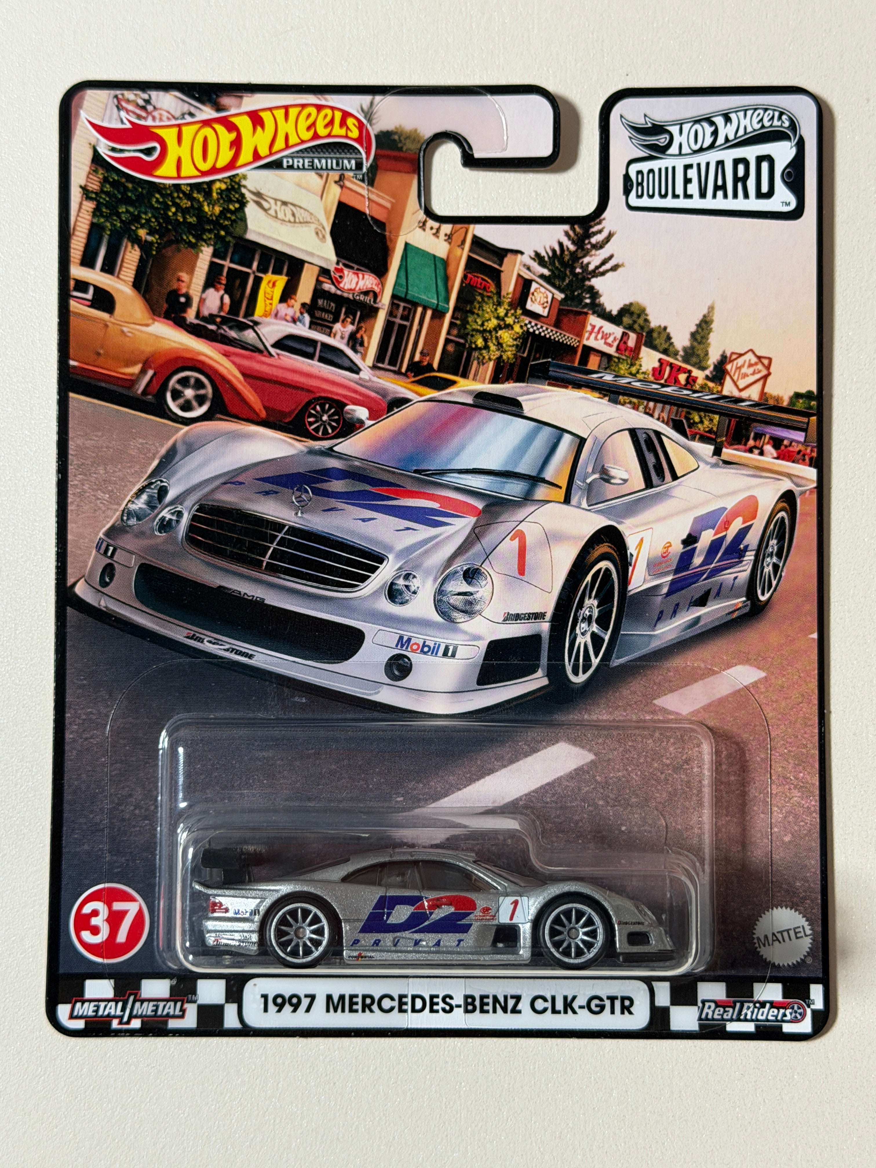 Hot Wheels PREMIUM Boulevard 37 1997 Mercedes-Benz CLK-GTR