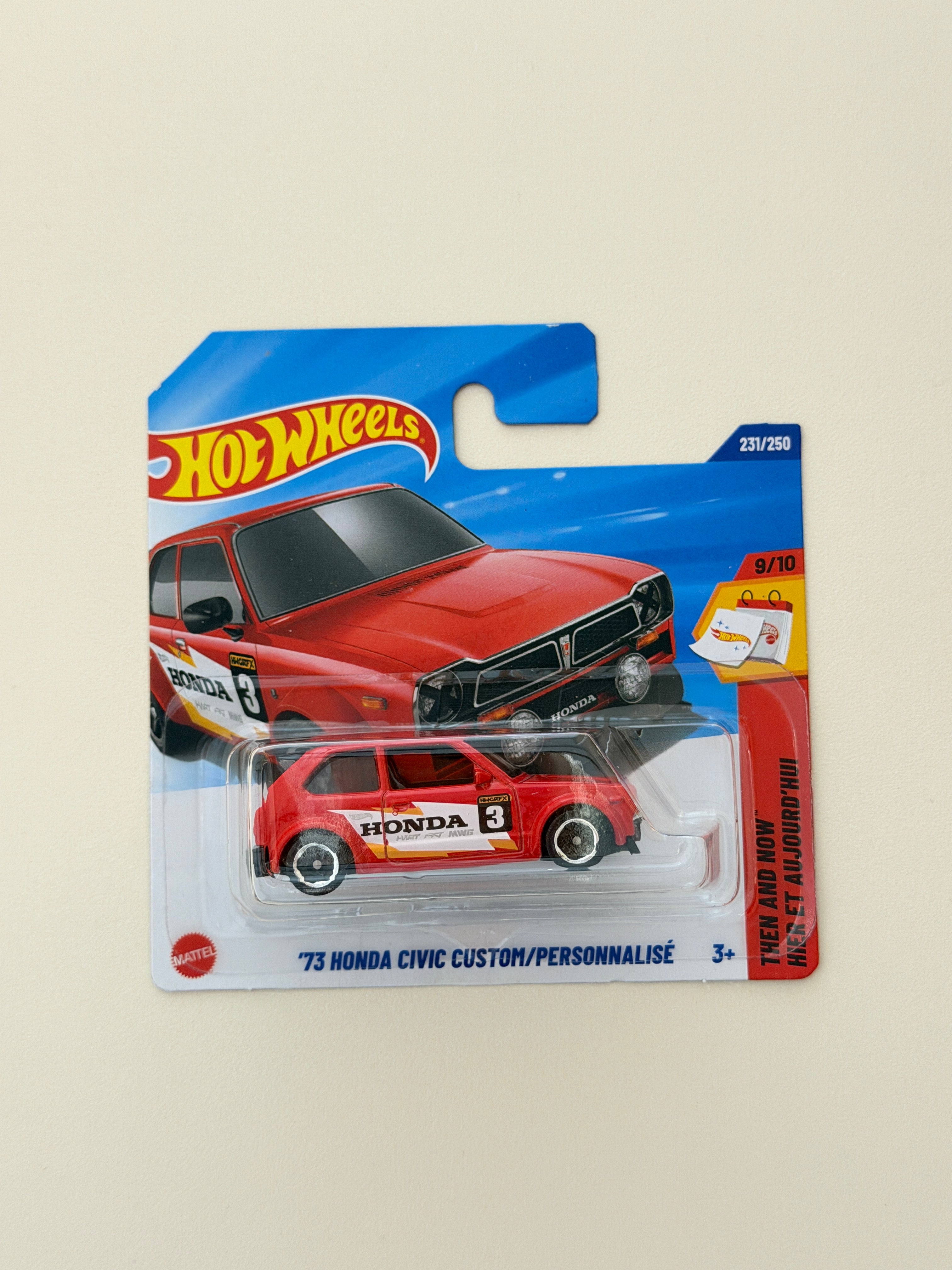 Hot Wheels 73 Honda Civic Custom/Personnalise