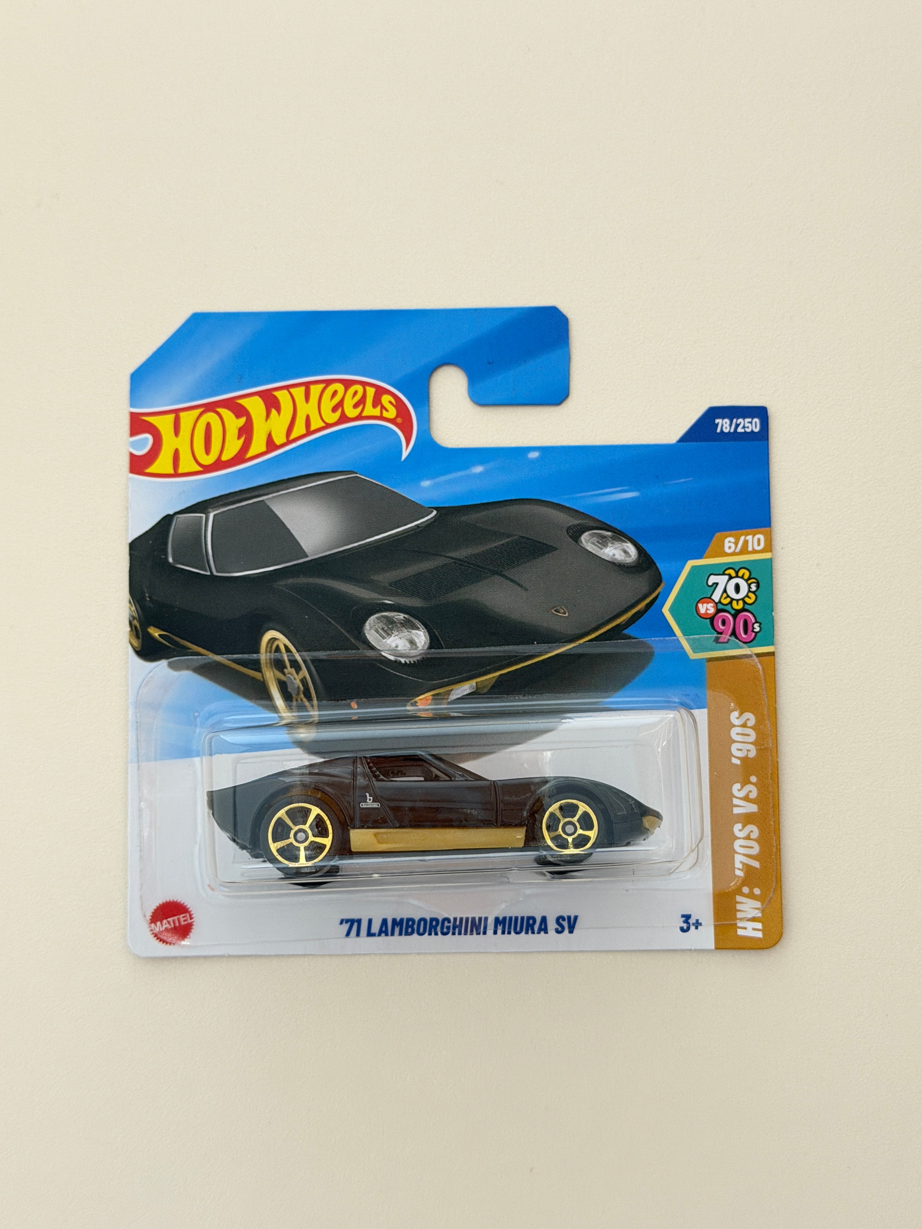 Hot Wheels 71 Lamborghini Miura SV