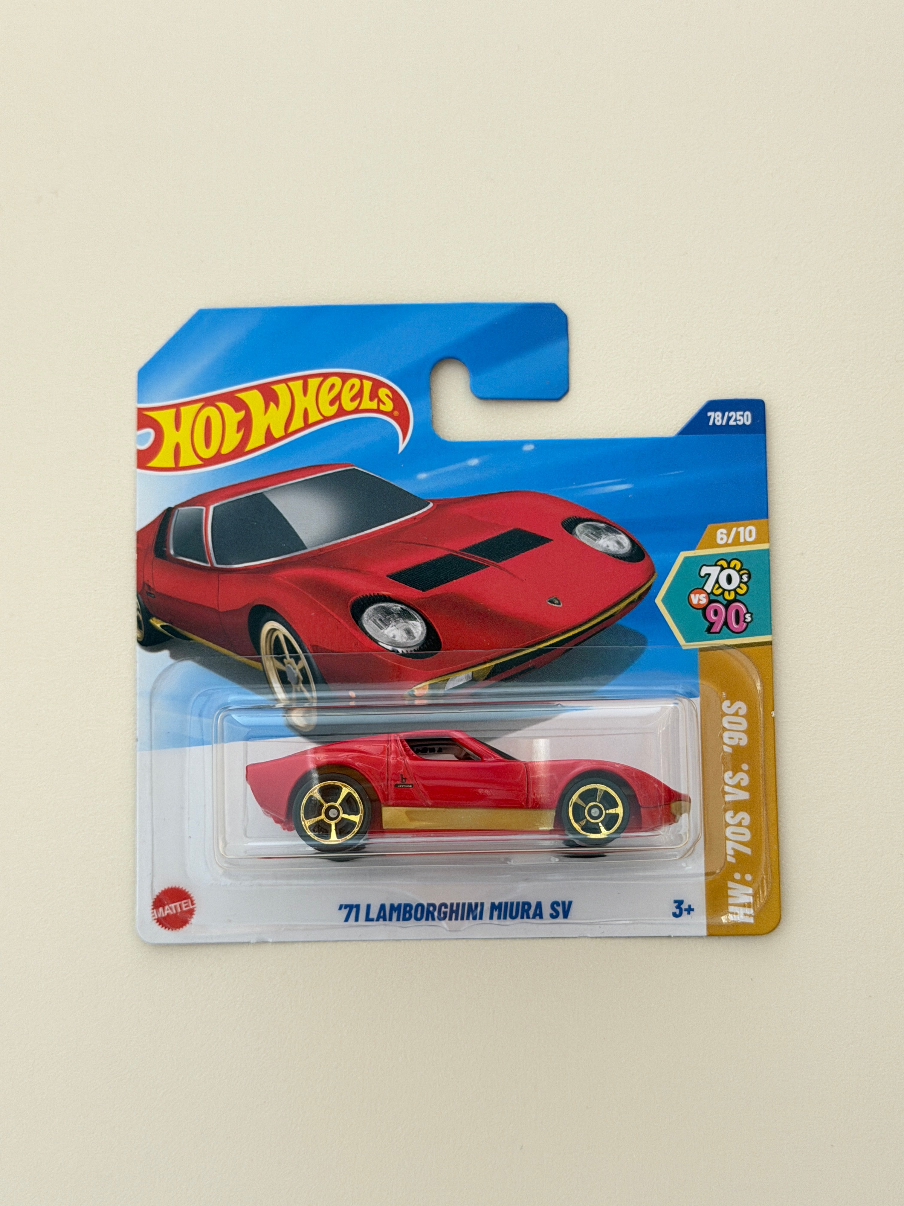 Hot Wheels 71 Lamborghini Miura SV