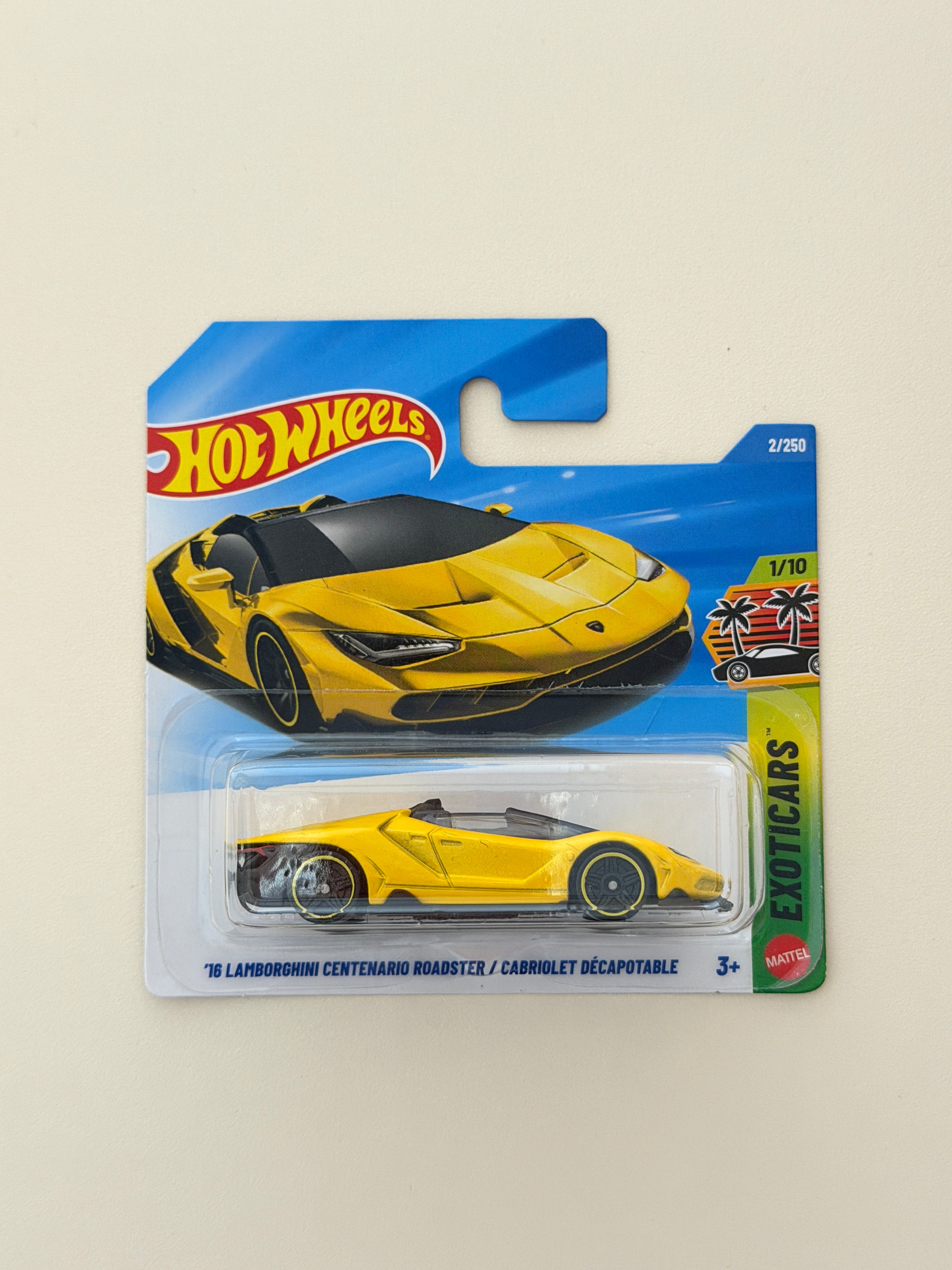 Hot Wheels 16 Lamborghini Centenario Roadster / Cabriolet Decapotable