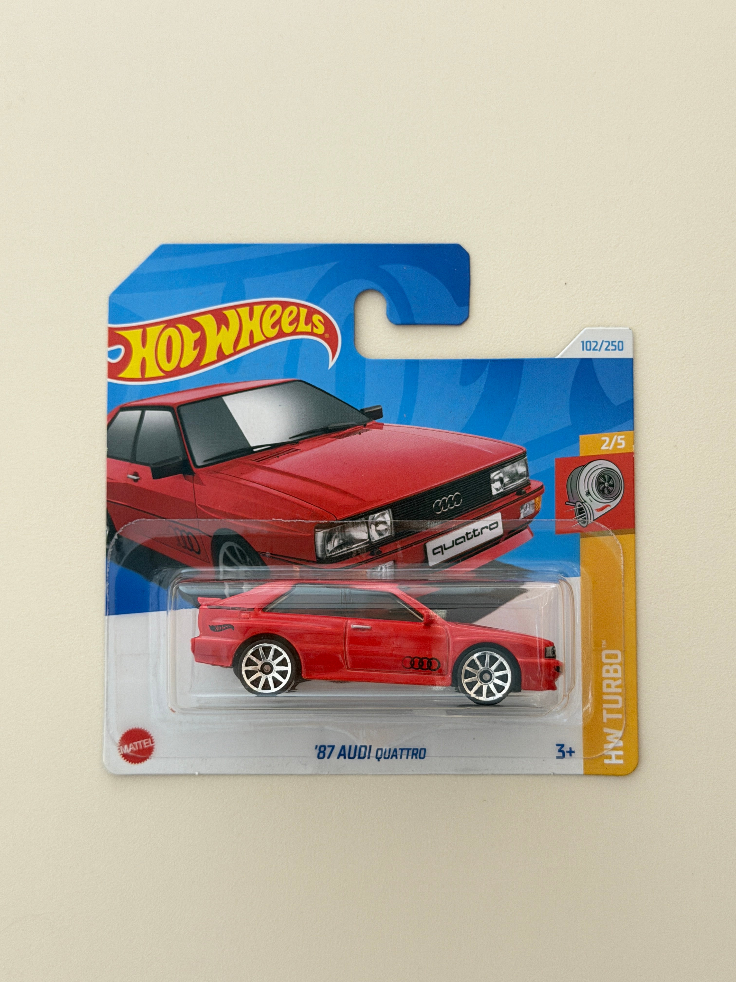 Hot Wheels 87 Audi QUATTRO