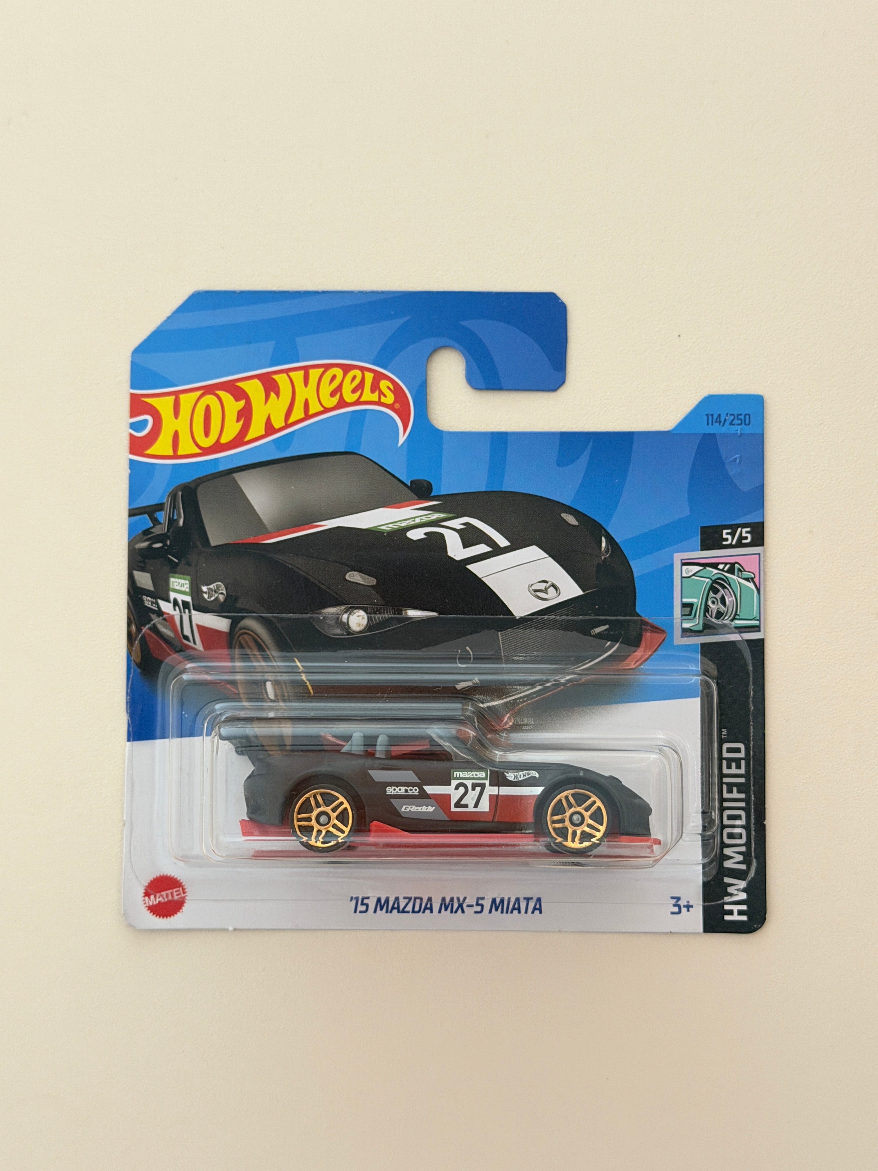 Hot Wheels 15 Mazda MX-5 Miata ND