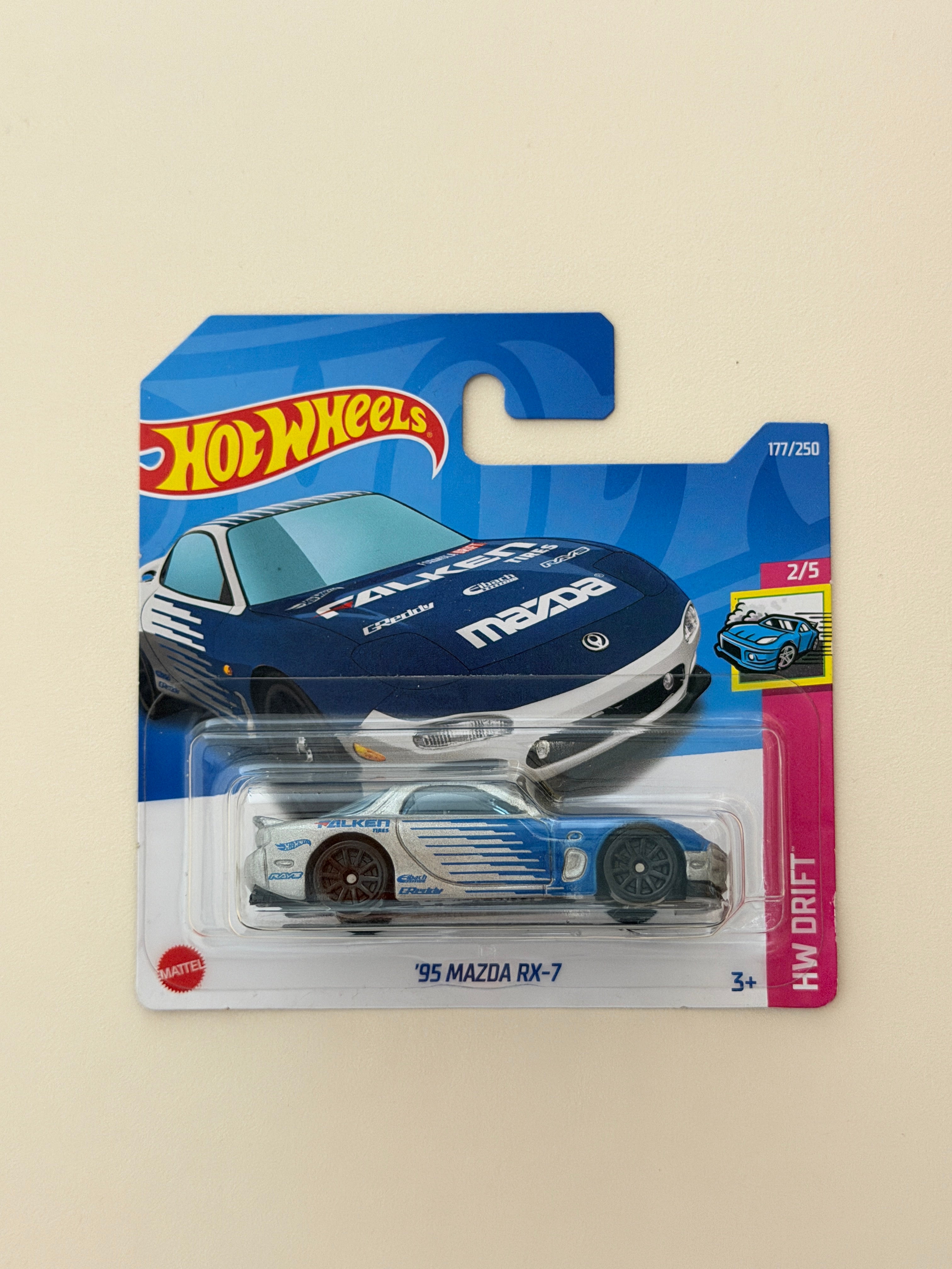 Hot Wheels 95 Mazda RX-7 FD Falken