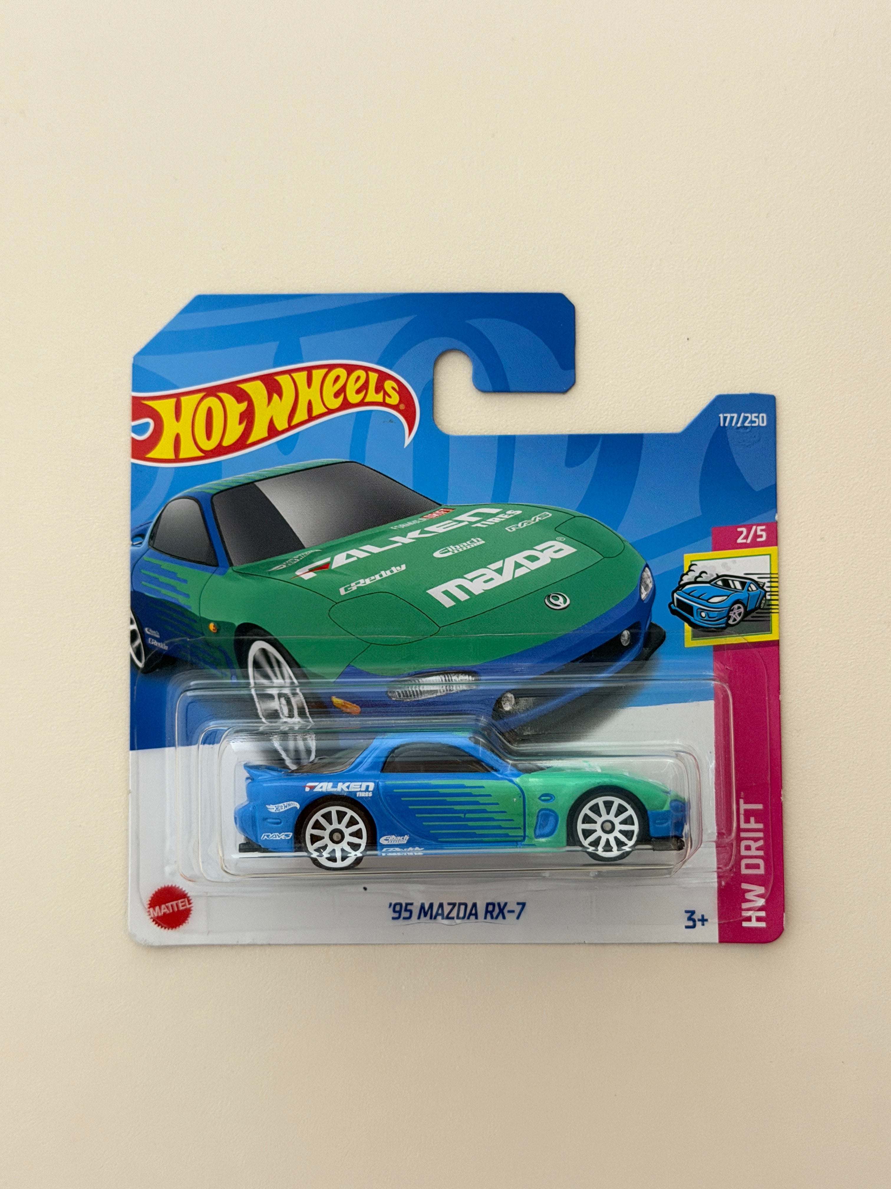 Hot Wheels 95 Mazda RX-7 FD Falken