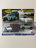 Hot Wheels PREMIUM Team Transport 89 Toyota Supra + 18 Toyota 4Runner
