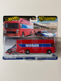 Hot Wheels PREMIUM Team Transport Nissan 300 ZX GTS + Euro Hauler