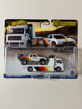 Hot Wheels PREMIUM Team Transport Toyota Off-Road Truck + Fleet Street