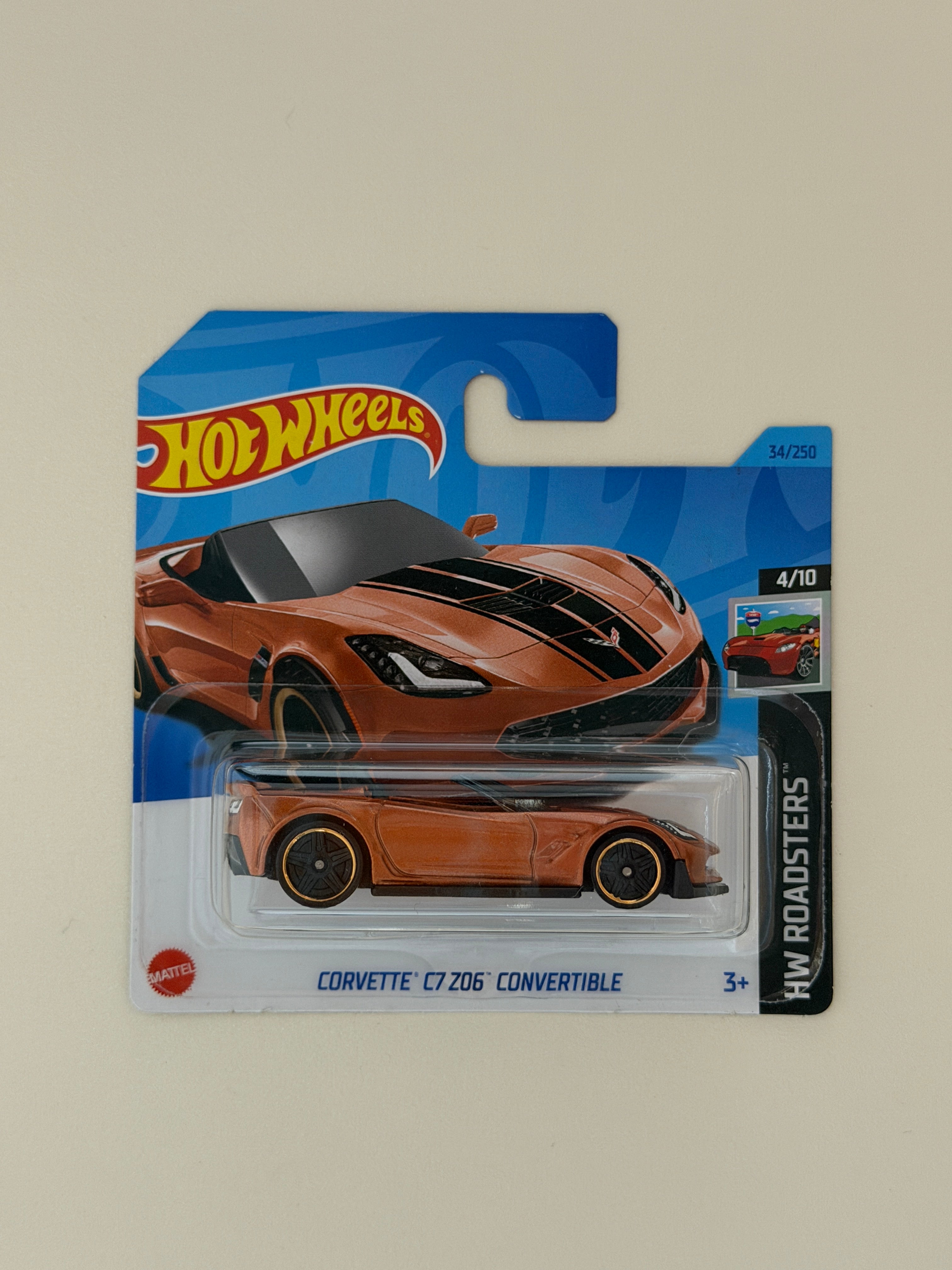 Hot Wheels Corvette C7 Z06 Convertible