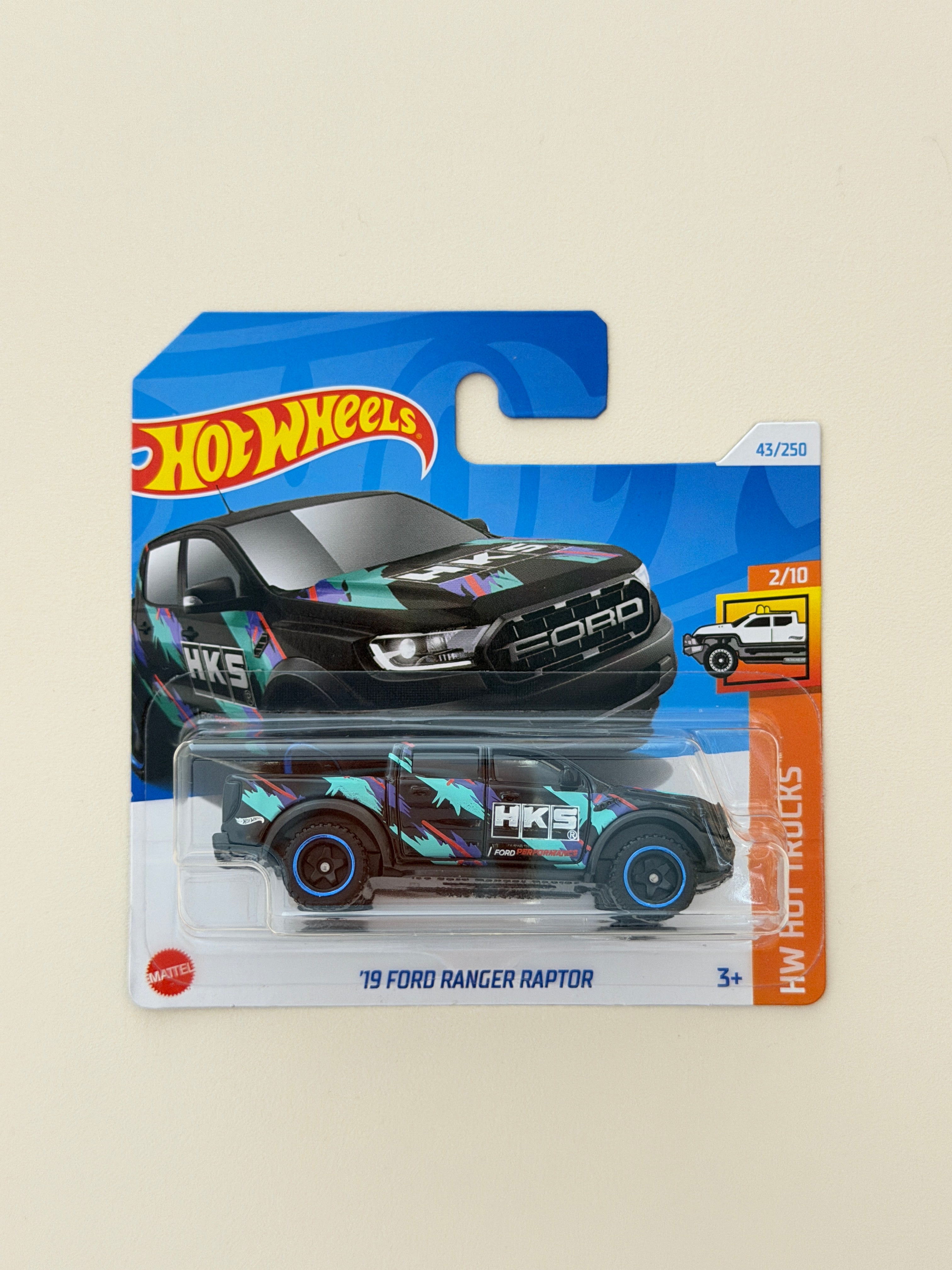 Hot Wheels 19 Ford Ranger Raptor HKS