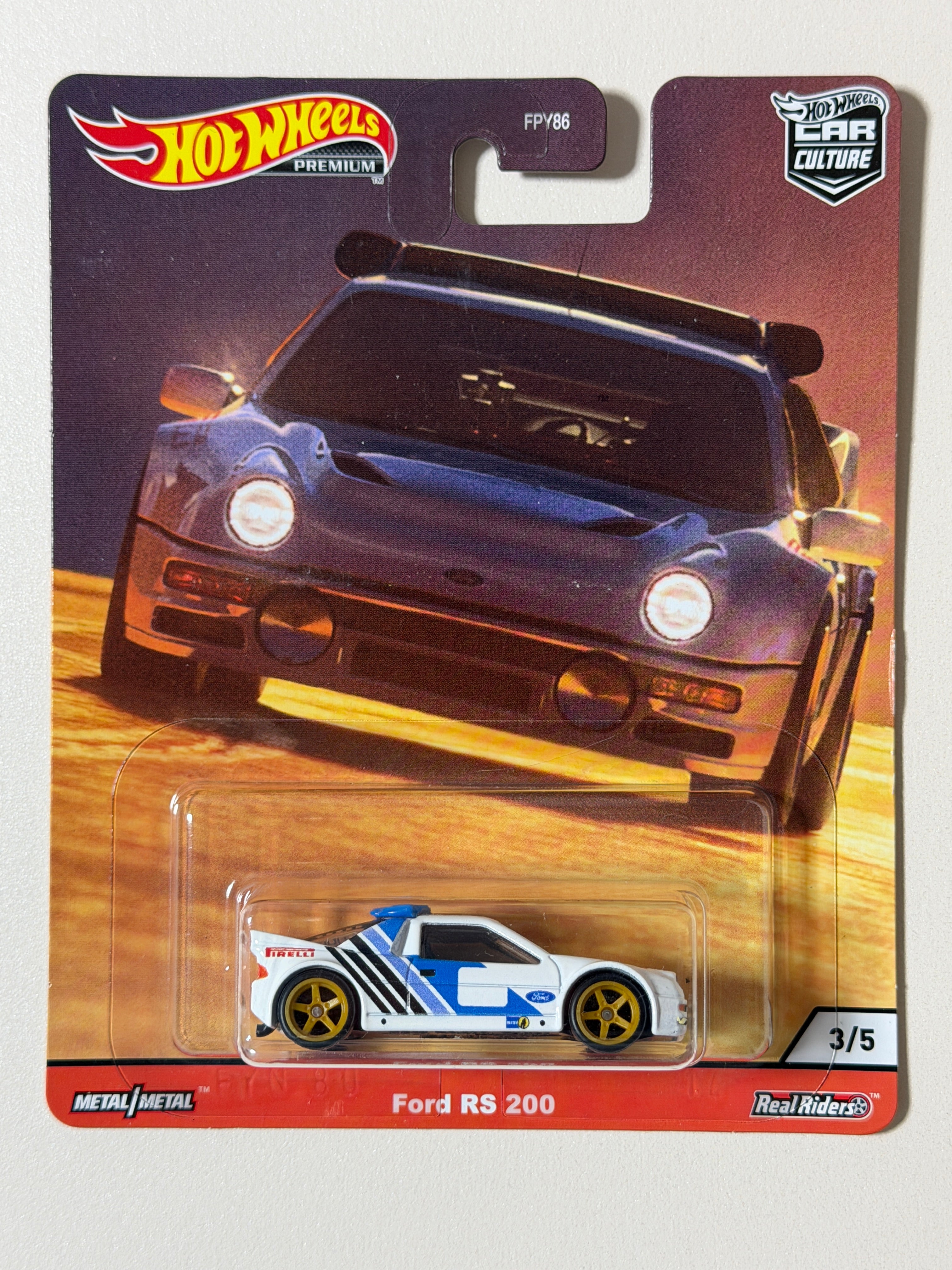 Hot Wheels PREMIUM Car Culture Ford RS 200