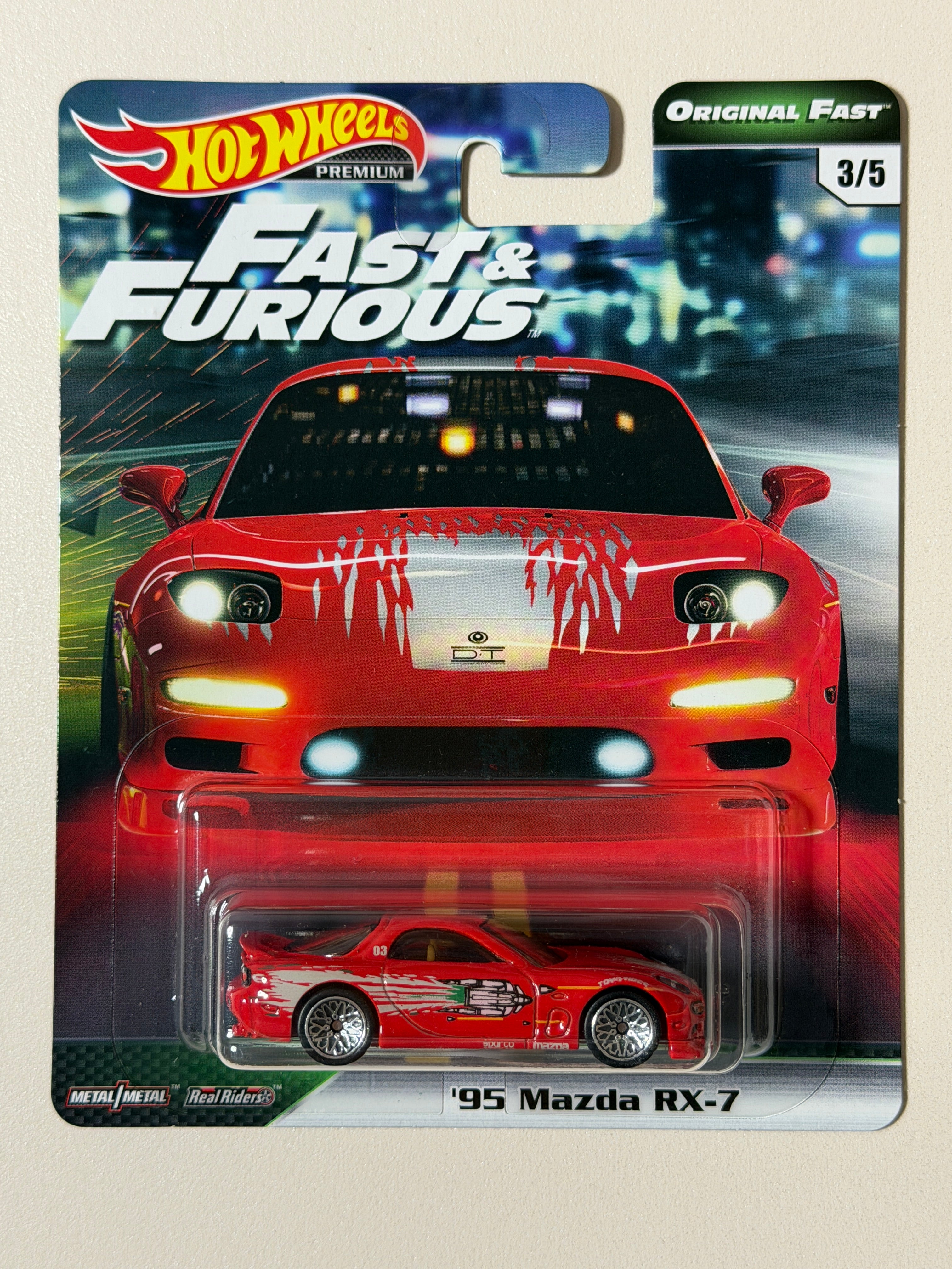 Hot Wheels PREMIUM Fast&Furious 95 MAZDA RX-7