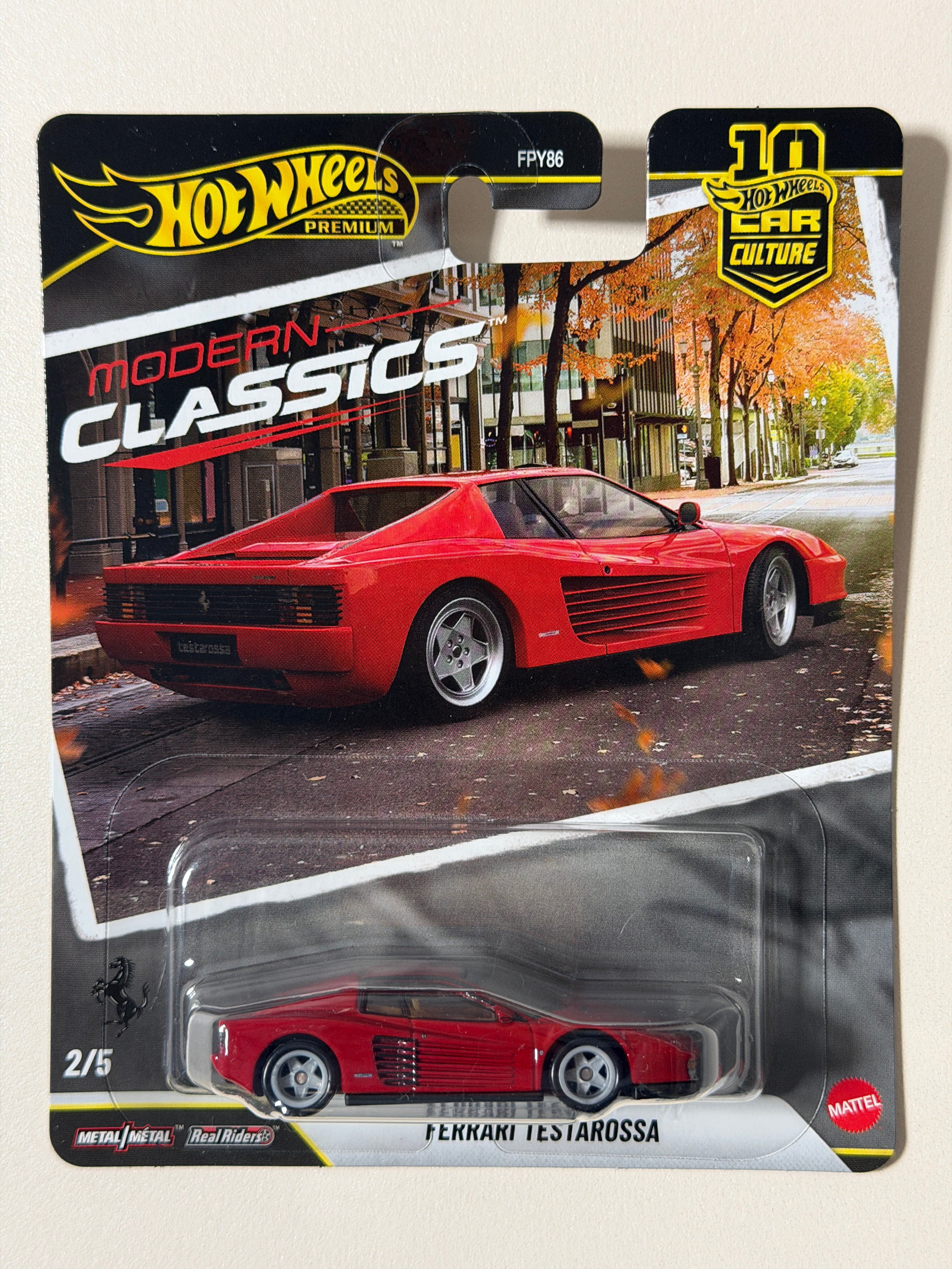 Hot Wheels PREMIUM Car Culture Ferrari Testarossa
