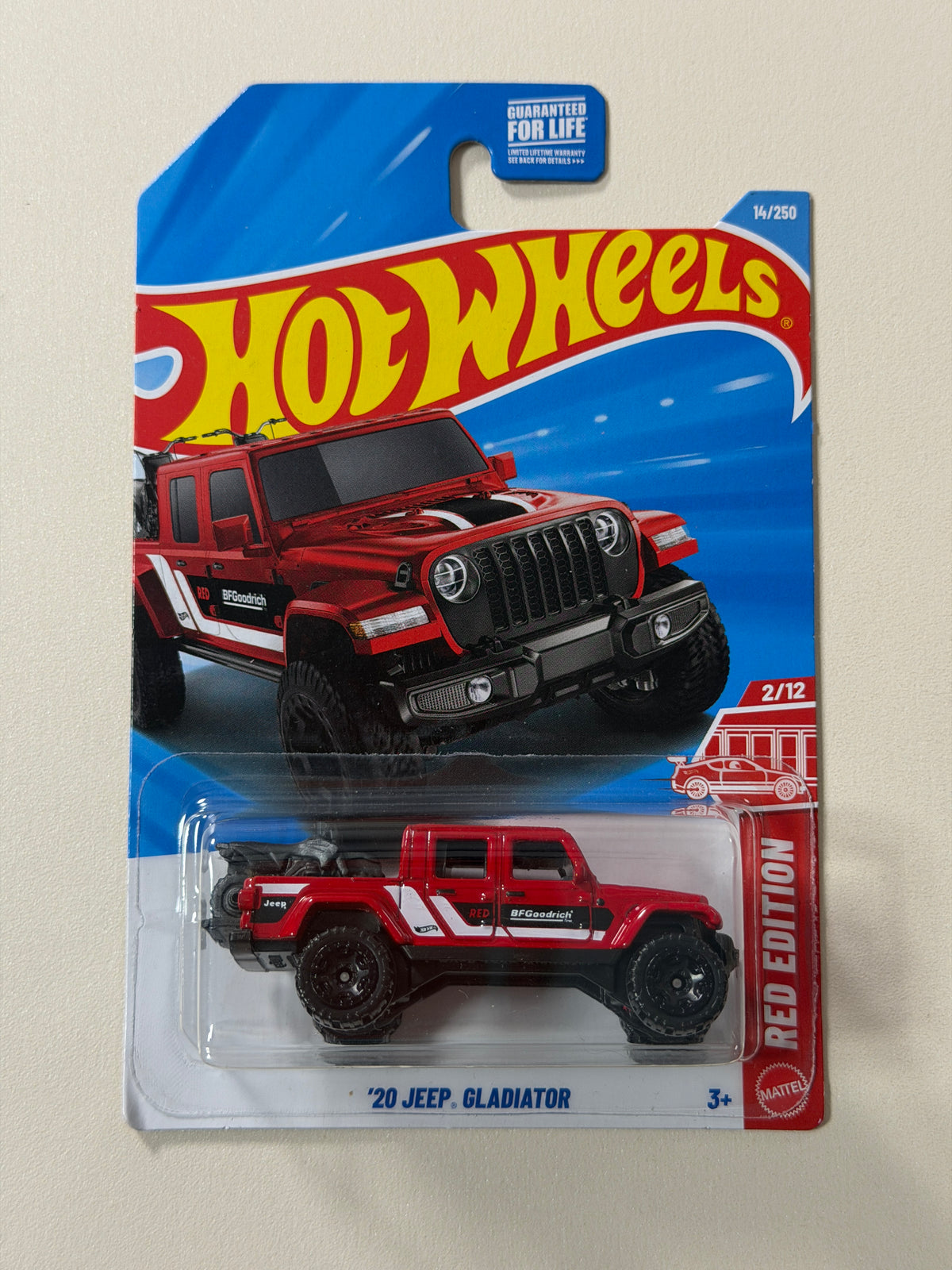 Hot Wheels 20 Jeep Gladiator Red Edition