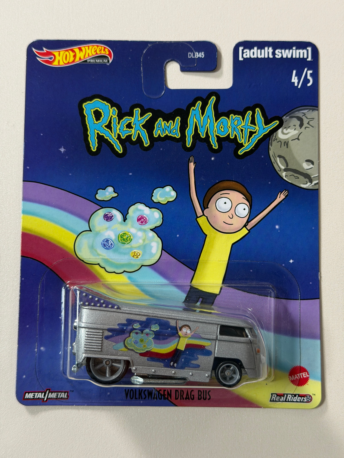 Hot Wheels PREMIUM Pop Culture Volkswagen Drag Bus Rick and Morty