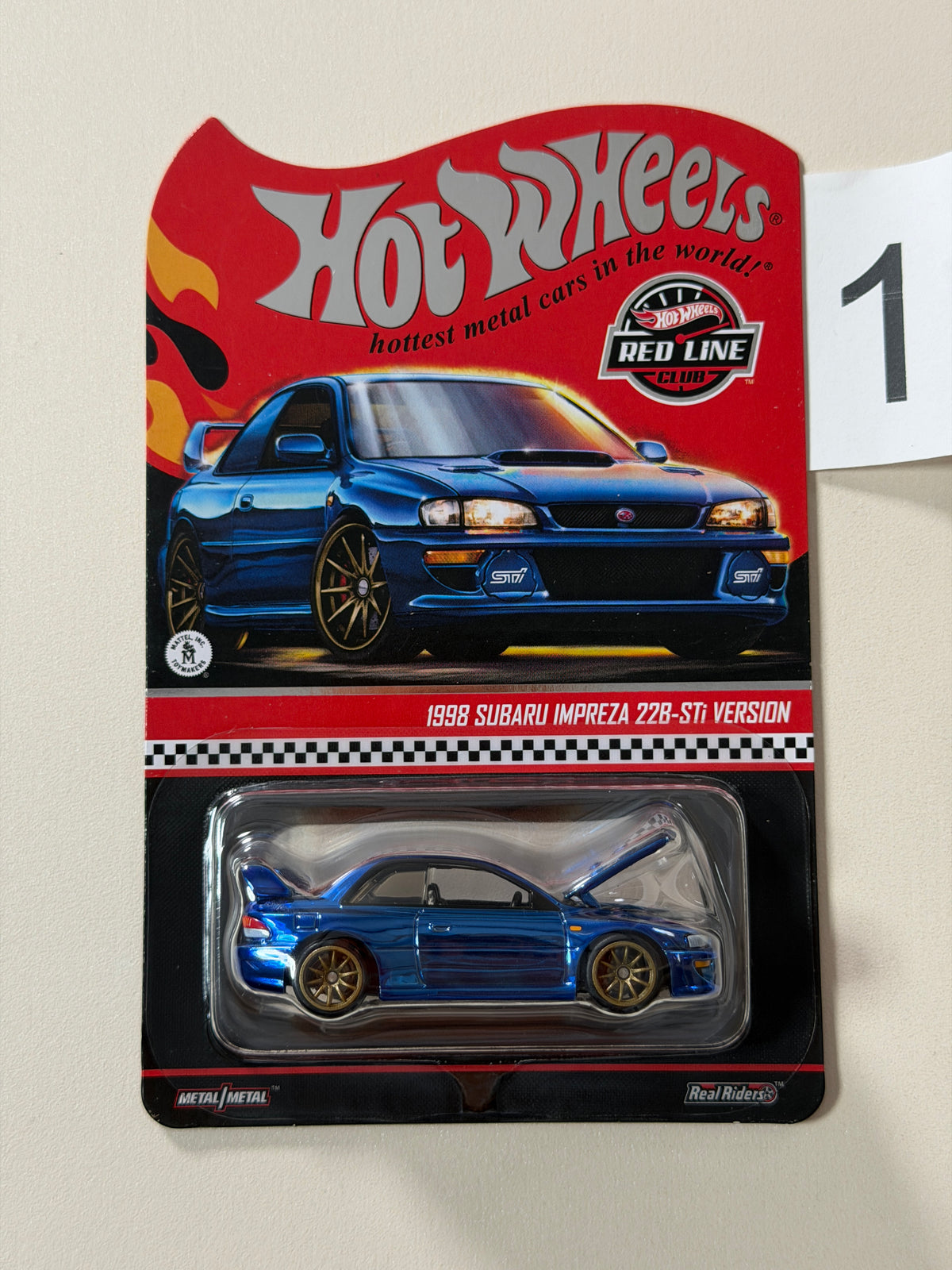 Hot Wheels RLC 1998 Subaru Impreza 22B-STi Version #1