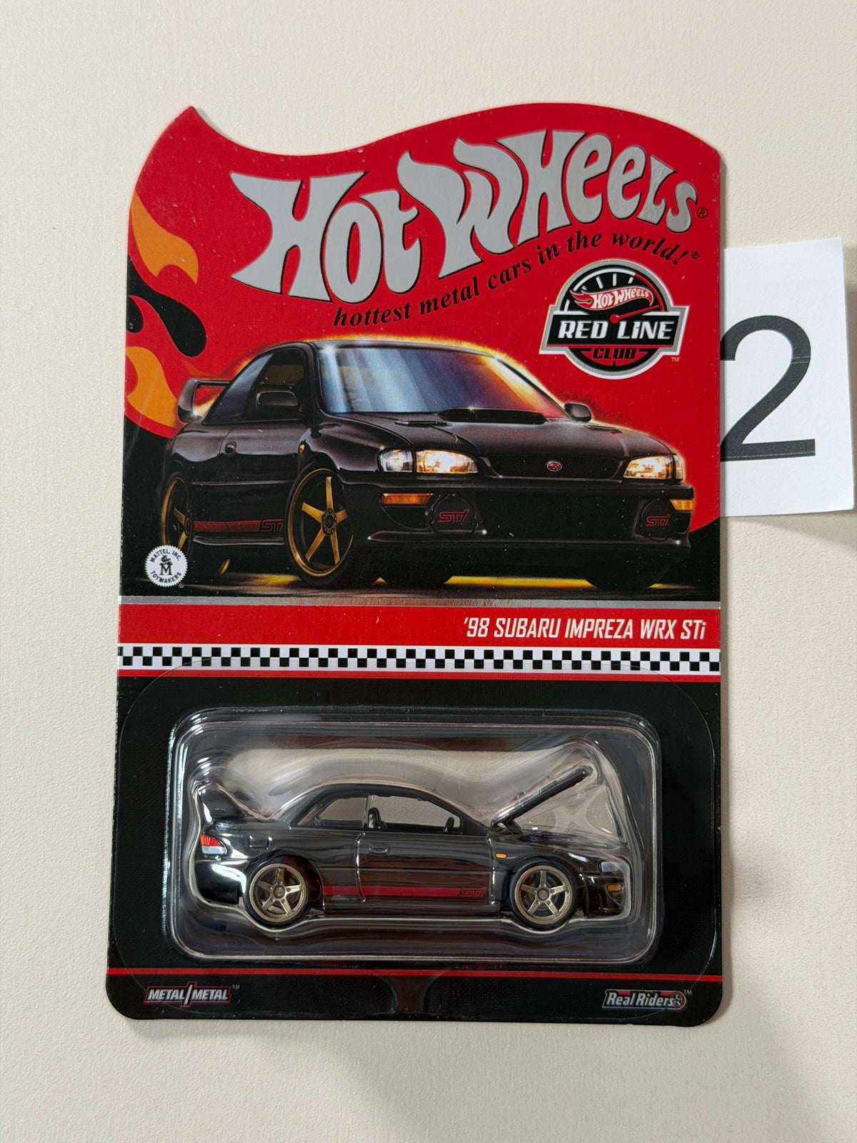 Hot Wheels RLC 98 Subaru Impreza WRX STi schwarz #2