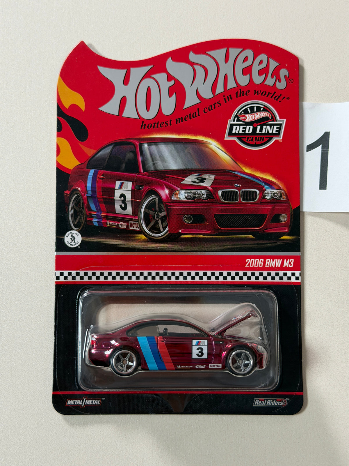 Hot Wheels RLC 2006 BMW M3 rot #1