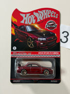 Hot Wheels RLC Nissan Skyline GT-R (BNR34) Burgundy #3
