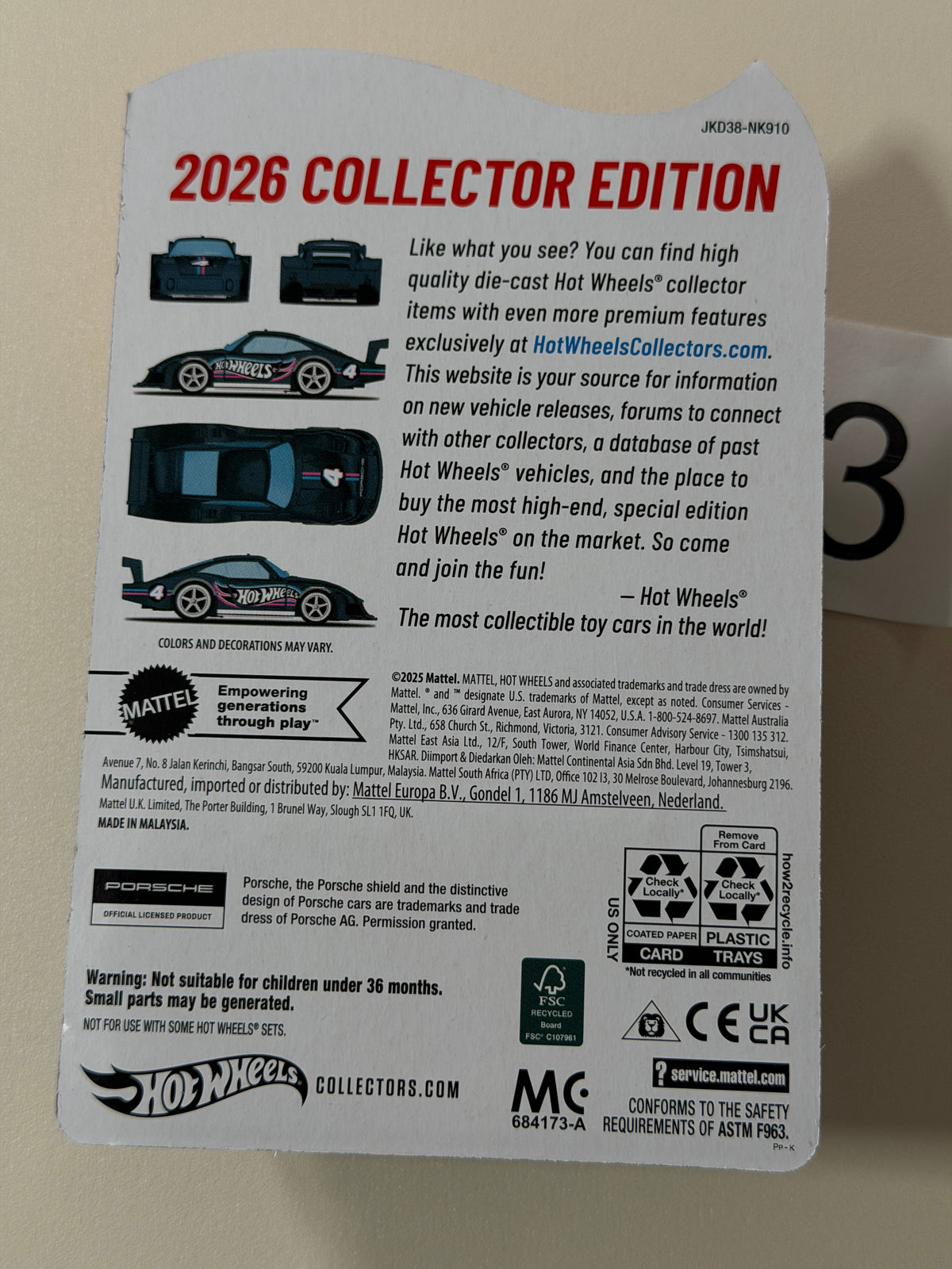 Hot Wheels RLC 78 Porsche 935/78 #3
