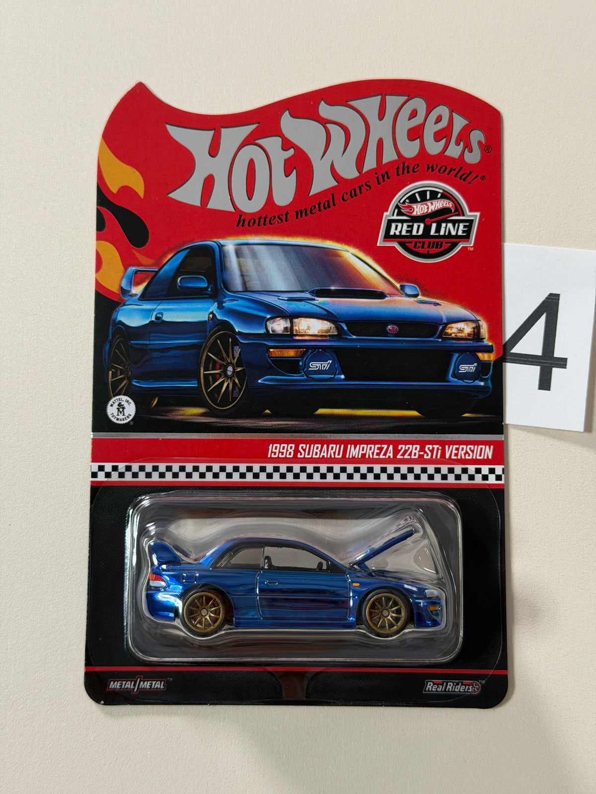 Hot Wheels RLC 1998 Subaru Impreza 22B-STi Version #2
