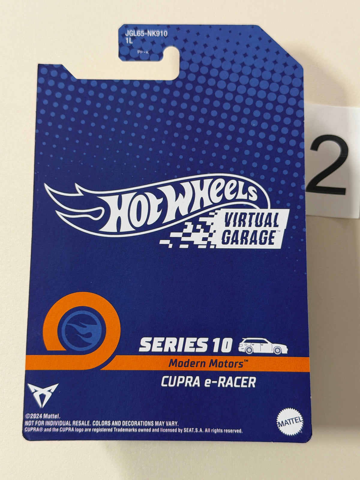 Hot Wheels RLC Cupra E-Racer NFT Nr. 1