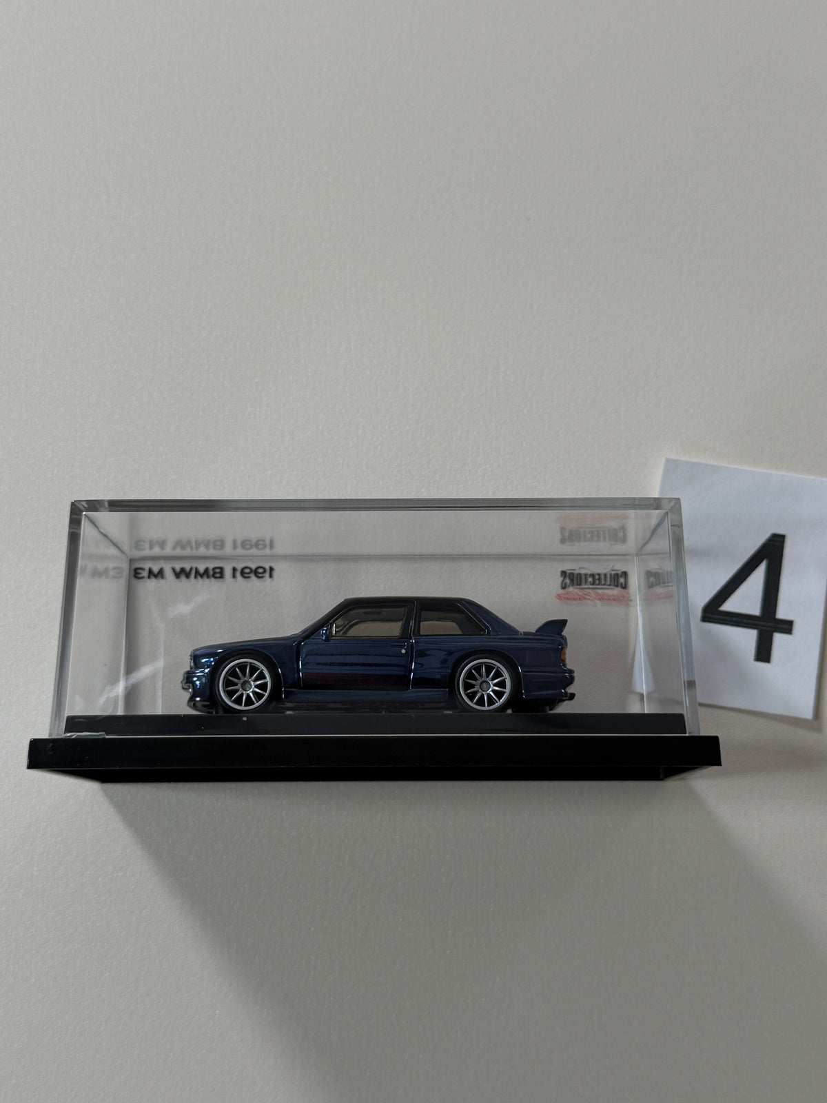 Hot Wheels RLC 1991 BMW M3 niebieski #4