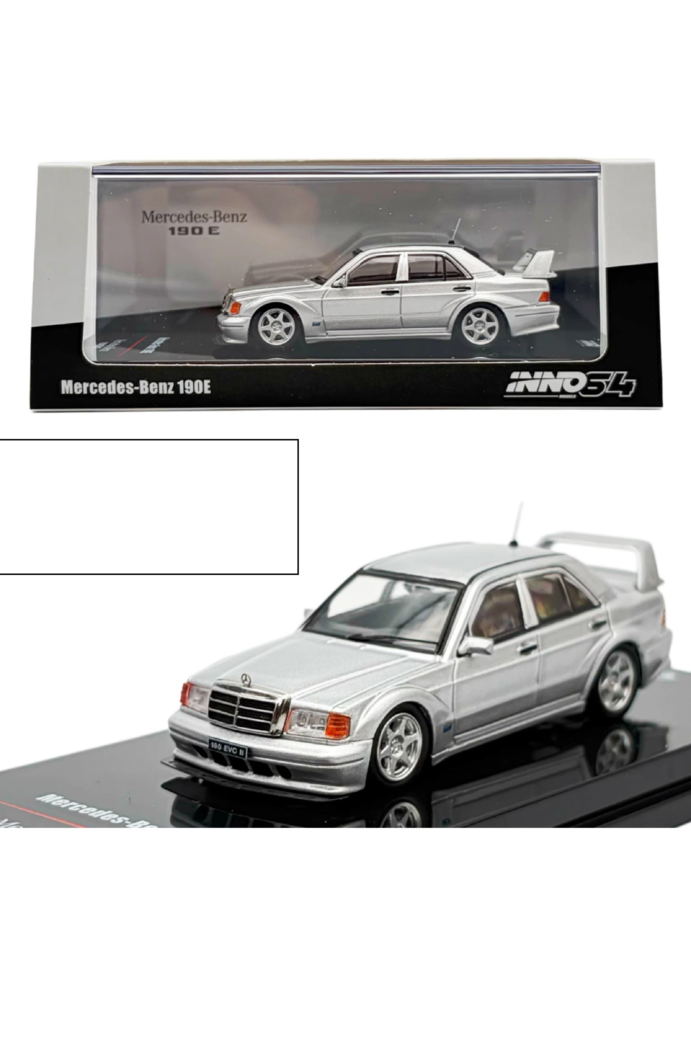 Preorder Inno64 Mercedes-Benz 190E srebrny