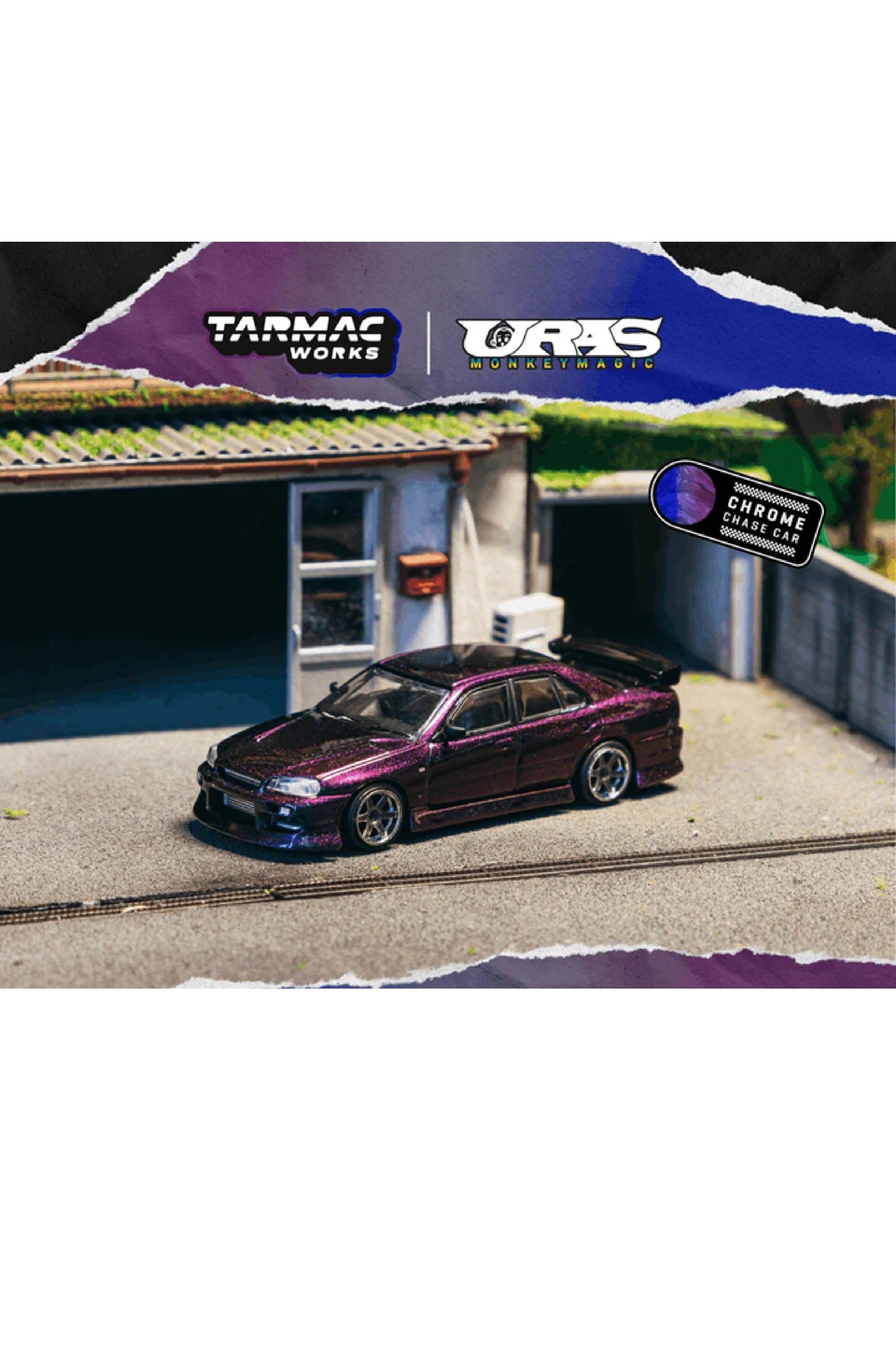 Preorder Tarmac Nissan Skyline GTR (ER34), uras midnight purple