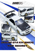 Preorder Inno64 Top Secret R34 GT-R biały