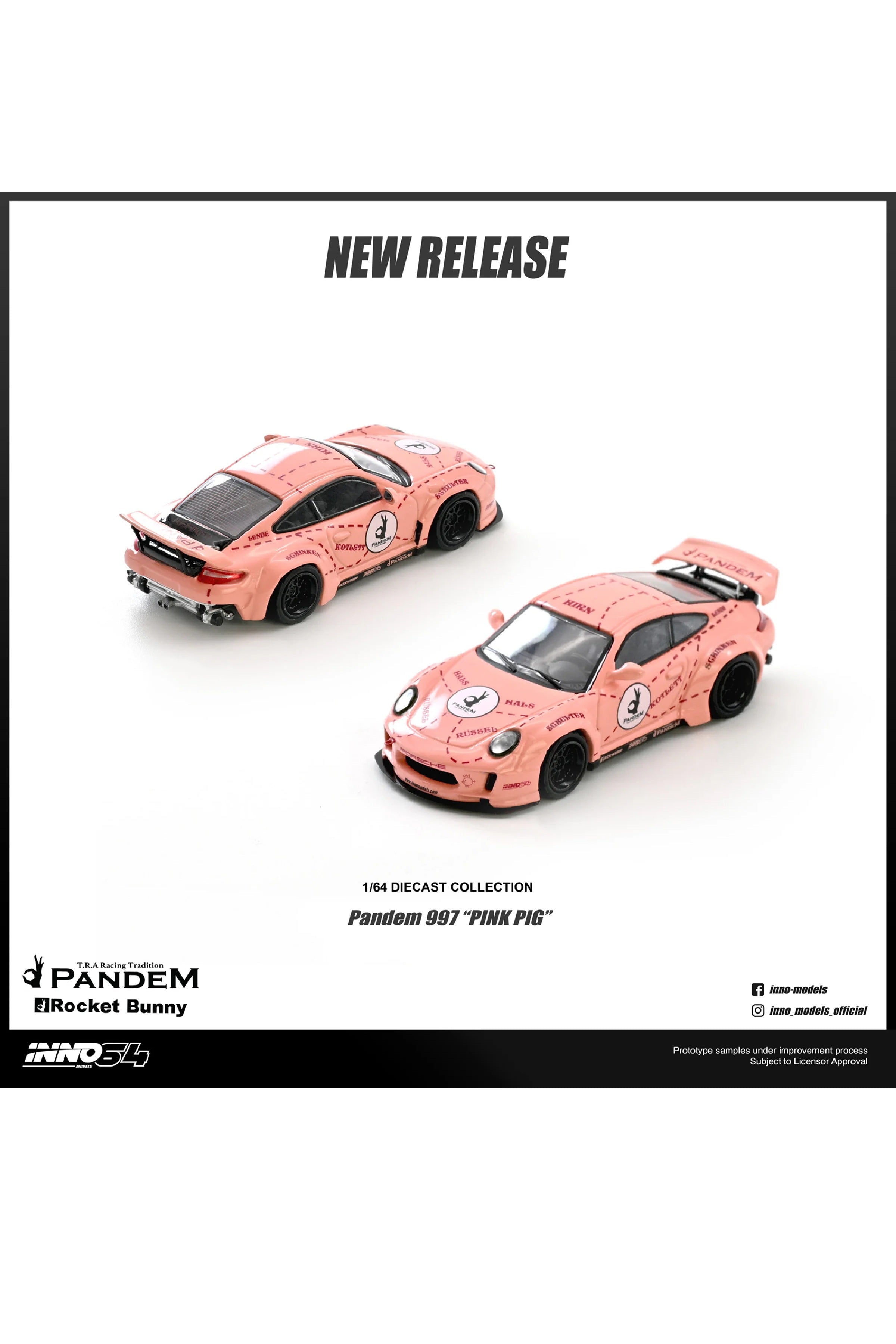Preorder Inno64 Pandem 997 Pink Pig różowy